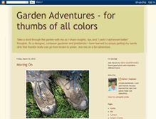 Tablet Screenshot of karensgardenadventures.com